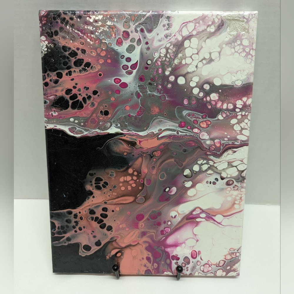 HandPainted Acrylic on Canvas "Lovely Pink Explosion"